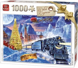 Polar Express legpuzzel van 1000 stukjes thema Kerstmis