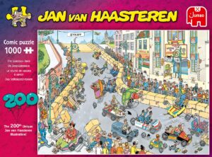 Jan van Haasteren 1000 stukjes; Zeepkistenrace; 200ste puzzel