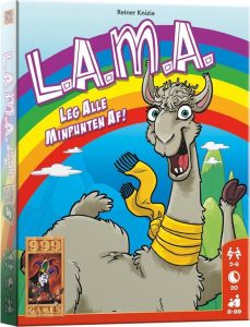 Kaartspel L.A.M.A.; Genomineerd verkiezing speelgoed van het jaar 2020