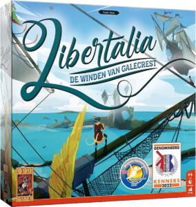 Libertalia bordspel 999 Games; Winnaar speelgoed van het jaar 2022 categorie Kennerspellen