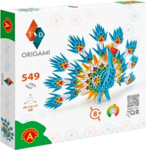 Origami 3D - Peacock; Winnaar speelgoed van het Jaar 2022 categorie Knutselen en Creatief
