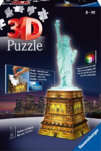 Ravensburger 3D puzzel Het Vrijheidsbeeld Night Edition (statue of liberty)
