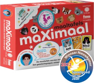 Verkiezing Speelgoed van het Jaar 2022 Nieuwkomer prijs: Maximaal Maaltafels Keersommen; Educatief speelgoed