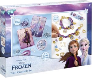 Totum Disney Frozen 2 in 1 knutselset - Totum Diamond Painting voor kinderen