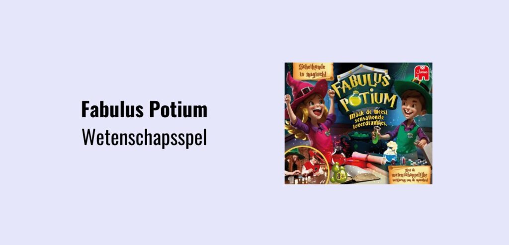 Fabulus Potium - Wetenschapsspel; Speelgoed van het Jaar 2023 in de categorie Knutsel en Creatief