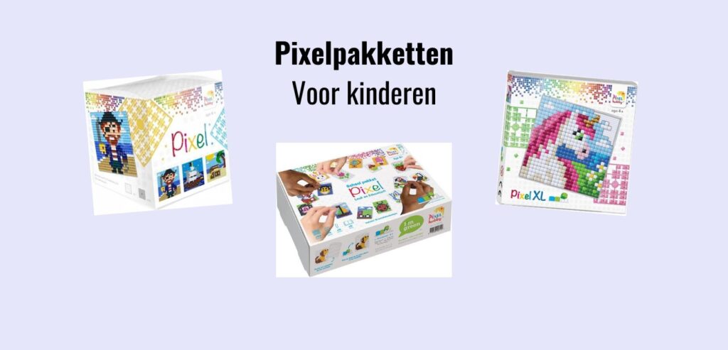 Pixelpakket voor kinderen - knutselpakket voor kinderen