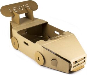 KarTent - Kartonnen speelauto - Kartonnen speelgoed