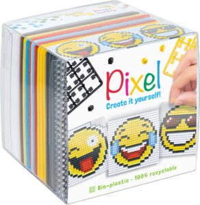 Pixel kubus Create it Yourself - Smiley's - pixelpakketten voor kinderen