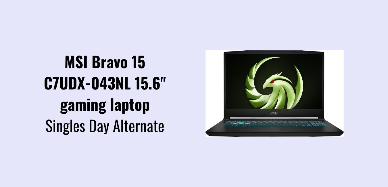 MSI Bravo 15 C7UDX-043NL 15.6" gaming laptop - Singles Day Alternate