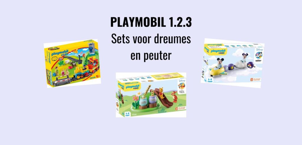 PLAYMOBIL 1.2.3; Bouw en constructie speelgoed voor baby, dreumes en peuter