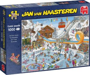 Jan van Haasteren De Winterspelen puzzel - 1000 stukjes - Kerstmis puzzel
