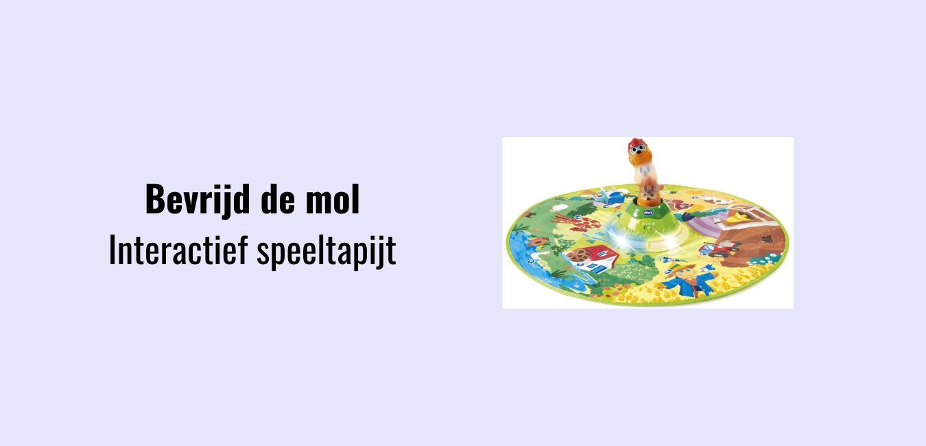 Bevrijd de mol - Interactief speeltapijt - Action weekdeal