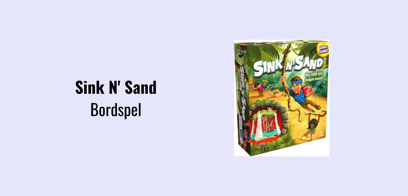 Sink N’ Sand – Bordspel met Kinetic Sand!