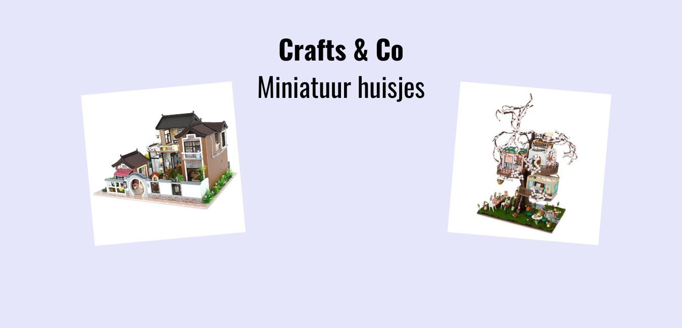 Crafts & Co miniatuur huisje – Modelbouw van Action