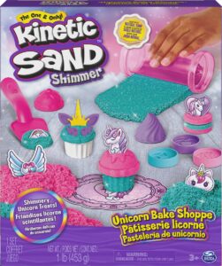 Kinetic Sand Shimmer - Eenhoorn bakkerij speelset