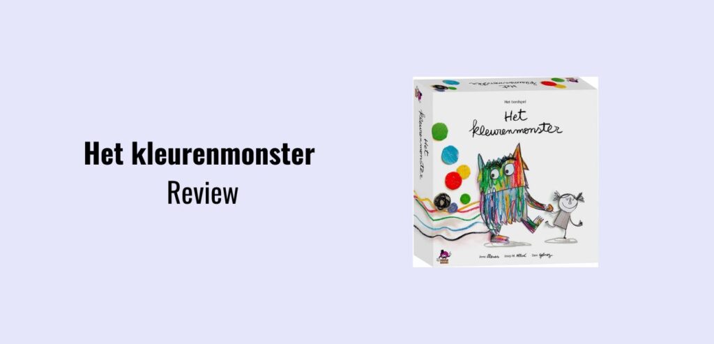 Review Het kleurenmonster - bordspel; Terwijl kinderen het kleurenmonster helpen, leren ze spelenderwijs praten over gevoelens en emoties. - Spelenspeelgoed.nl