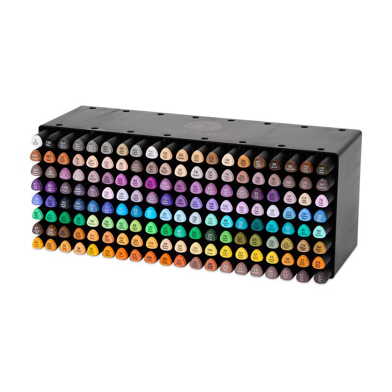 Décotime twinmarkers XXL-set 160 stuks Action - met opbergtrays