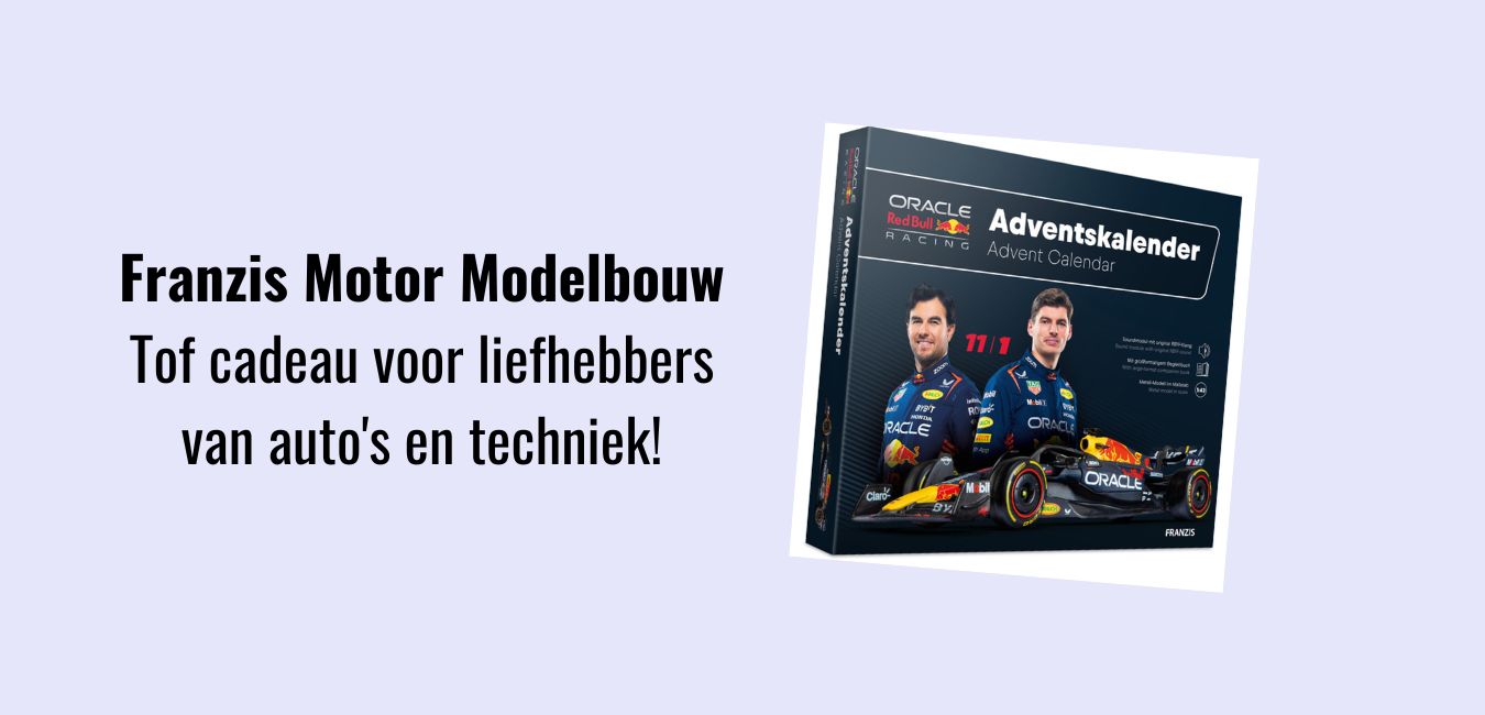 Franzis Motor Modelbouw, een perfect cadeau voor liefhebbers van auto’s en techniek