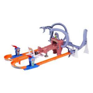 Hot Wheels Racerverse Spider-Man racebaan - aanbieding - cadeau voor kinderen vanaf 4 jaar.