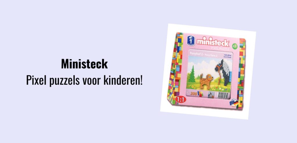 Ministeck - Pixel puzzels voor kinderen! - Spelenspeelgoed.nl