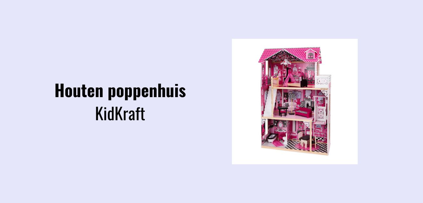 KidKraft houten poppenhuis Amelia – Cadeautip meisje 3+ jaar