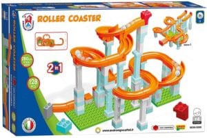 Welke knikkerbaan kopen? Androni Knikkerbaan 128 Delig - Duplo geschikt (compatibel met DUPLO en Hubelino)