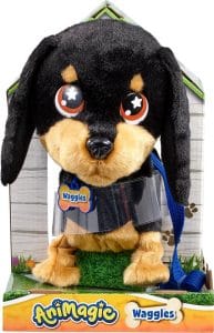 Interactieve knuffels voor kinderen - Tips, trends en top 10 - Top 10 interactieve knuffels - Animagic Waggles Knuffel Hond