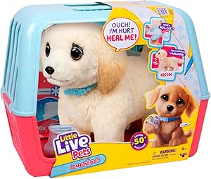 Interactieve knuffels voor kinderen - Tips, trends en top 10 - Top 10 interactieve knuffels - Little Live Pets - Ouchies Puppy Cooper