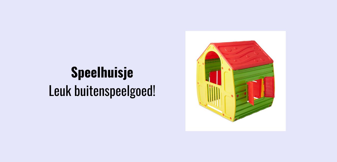 Dit speelhuisje is een magisch plekje voor buitenspel (aanbieding!)
