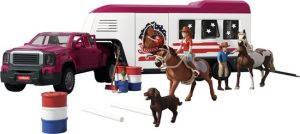 Horse Club Lakeside-truck met aanhangwagen - Actiefiguren - Speelgoed van het Jaar 2025
