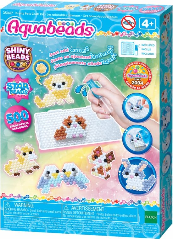 Leuke schoencadeautjes tot 10 euro, per categorie - Creatief & Knutselen - Aquabeads - Schattige dieren startset