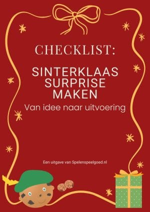 Gratis printable - Checklist Sinterklaas surprise