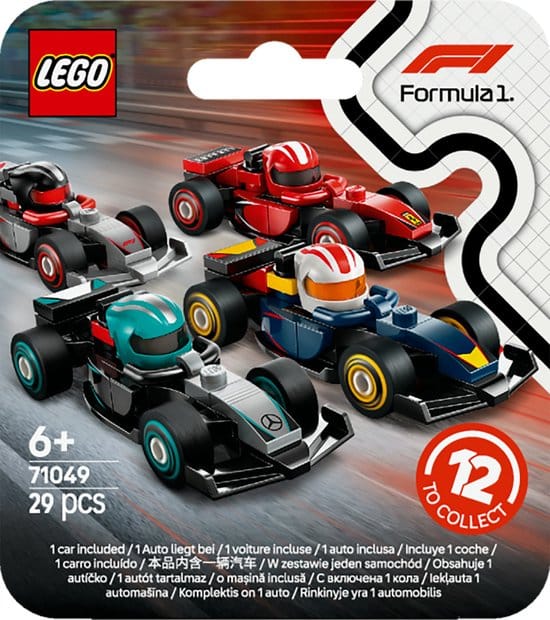 Leuke schoencadeautjes tot 10 euro per categorie - Bouw- & Constructiespeelgoed - LEGO F1 raceauto collectibles - 71049