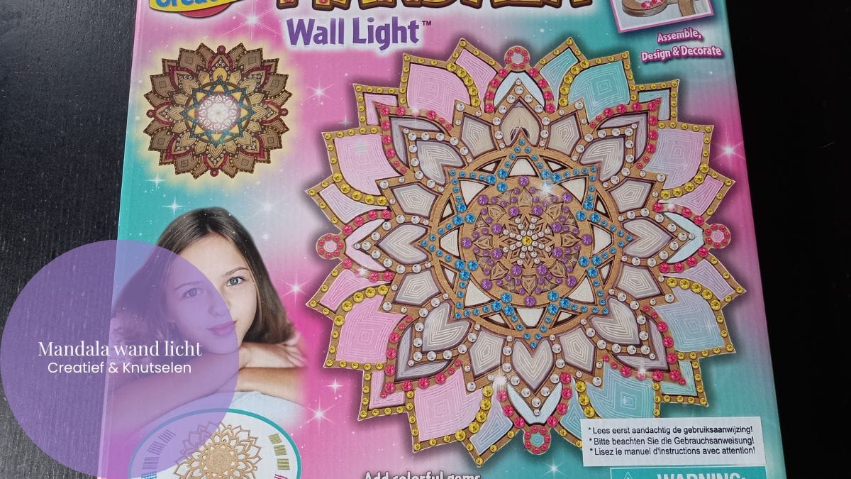 Mandala wand licht review – Knutselpakket voor kinderen