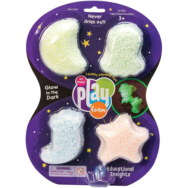 Leuke schoencadeautjes tot 10 euro, per categorie - Sensorisch & Prikkelverwerking - Learning Resources Playfoam Glow in the dark