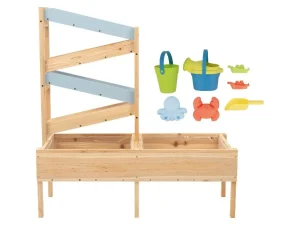 De leukste zand- en watertafels van dit moment (top 10) - Lupilu houten zand- en watertafel